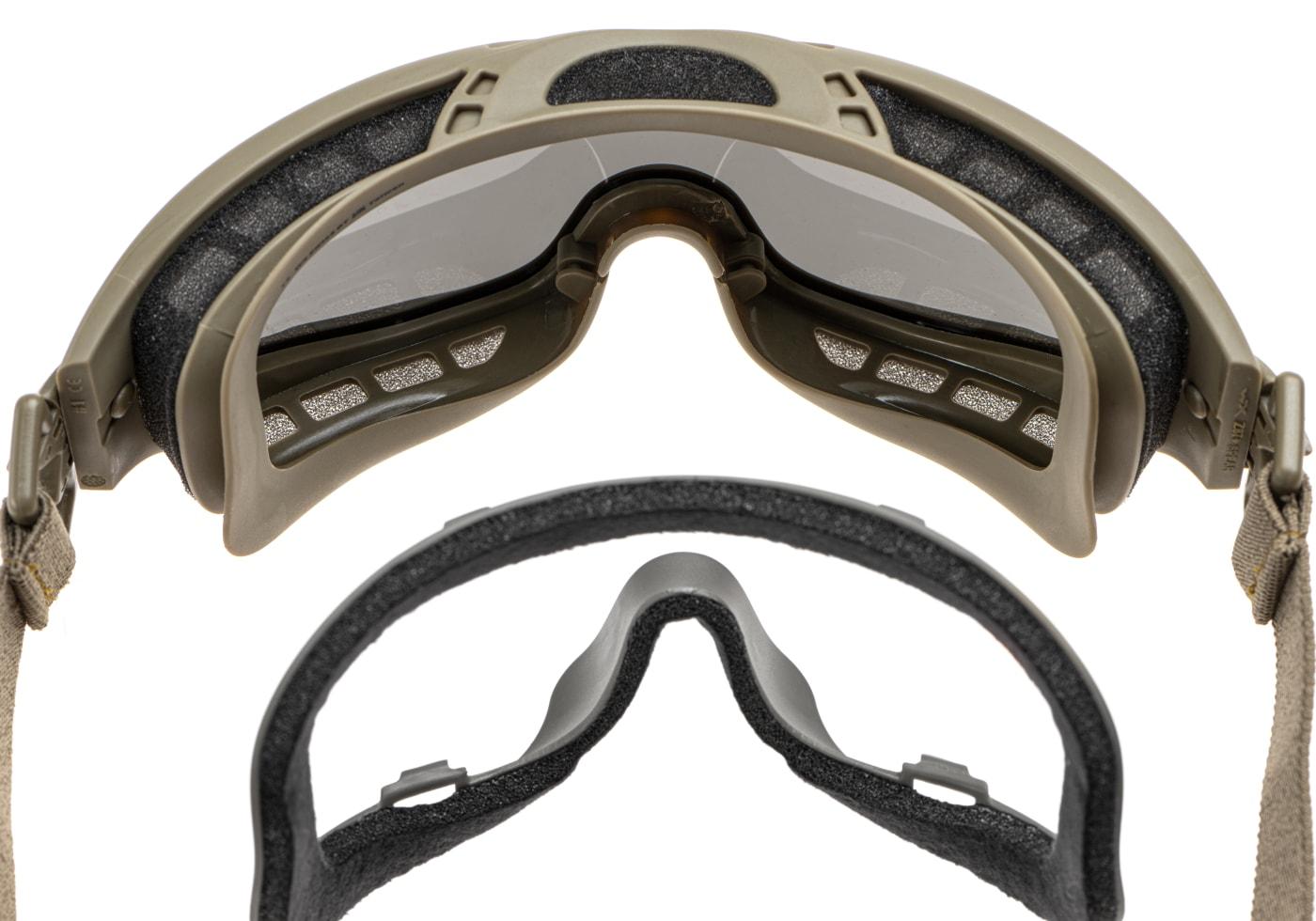 Wiley X Spear Goggle Grey / Clear / Light Rust Tan