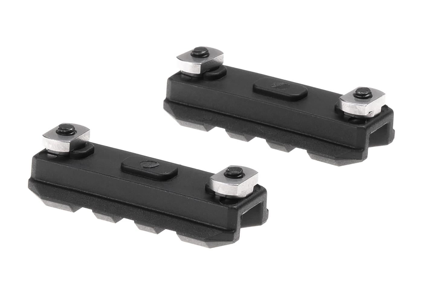 Ares 2 Inch M-LOK Plastic Rail 2-Pack Black