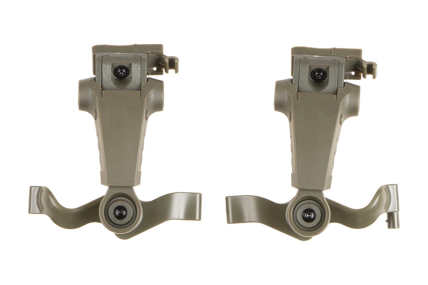 Earmor M32X Plus Hearing Protection Set for ARC Helmet Rails Foliage Green