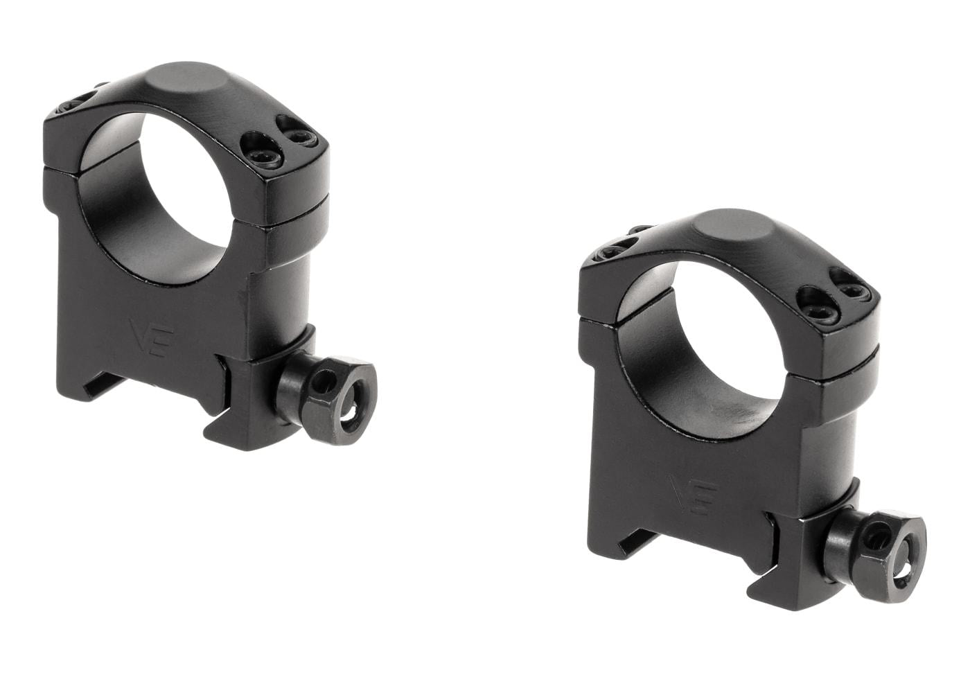 Vector Optics 25.4mm 1“ High Profile Weaver Rings Black