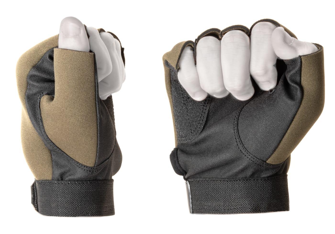Invader Gear Half Finger Shooting Gloves OD