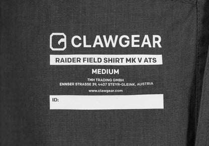 Clawgear Raider Field Shirt MK V ATS Flex Wolf Grey