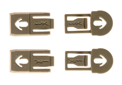 Wiley X RAS - ARC Rail Clip And Bar Tan