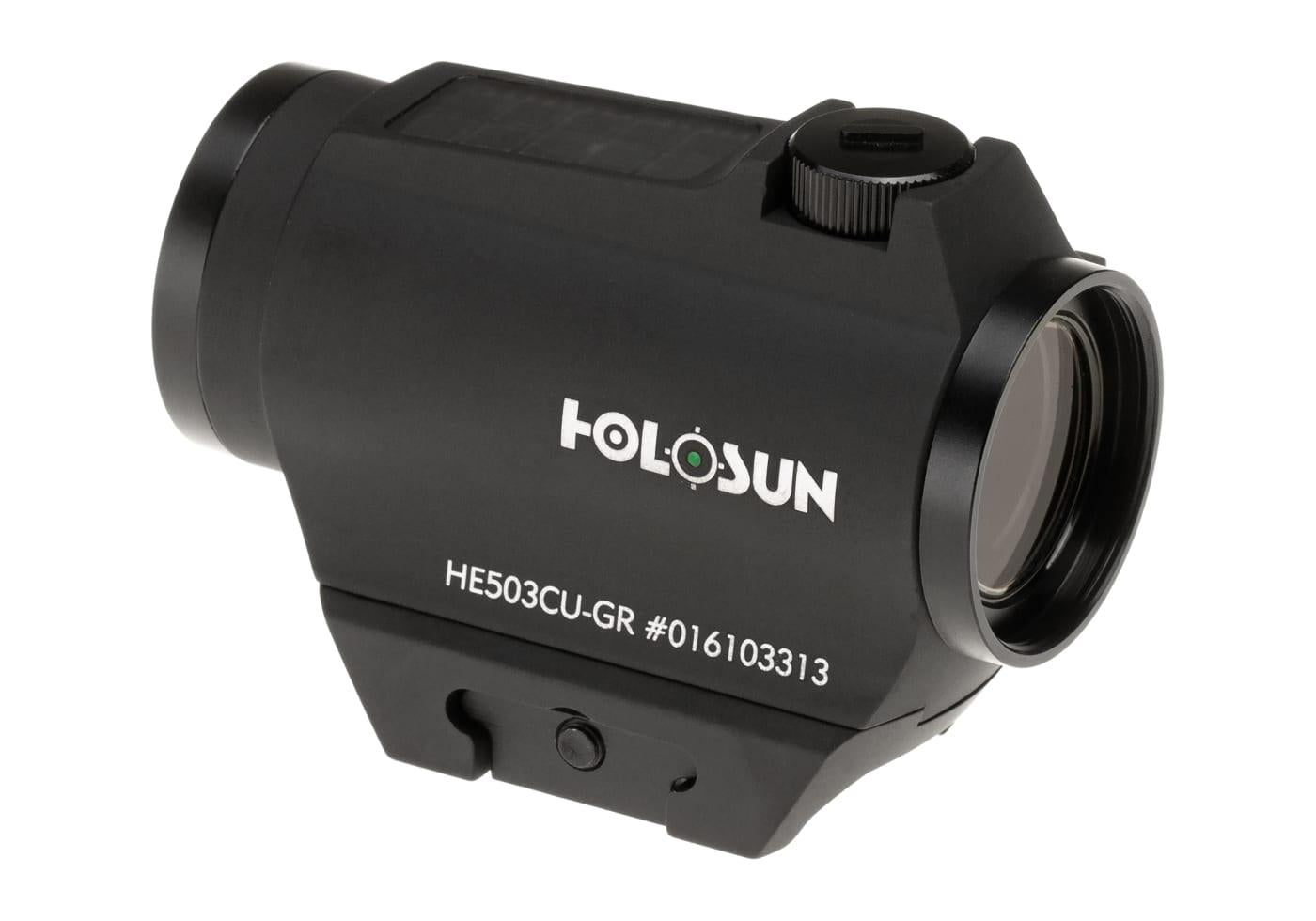 Holosun HE503CU-GR Elite Solar Green Circle Dot Sight Black