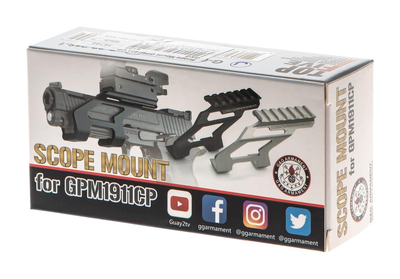 G&G Scope Mount GPM1911 CP Black
