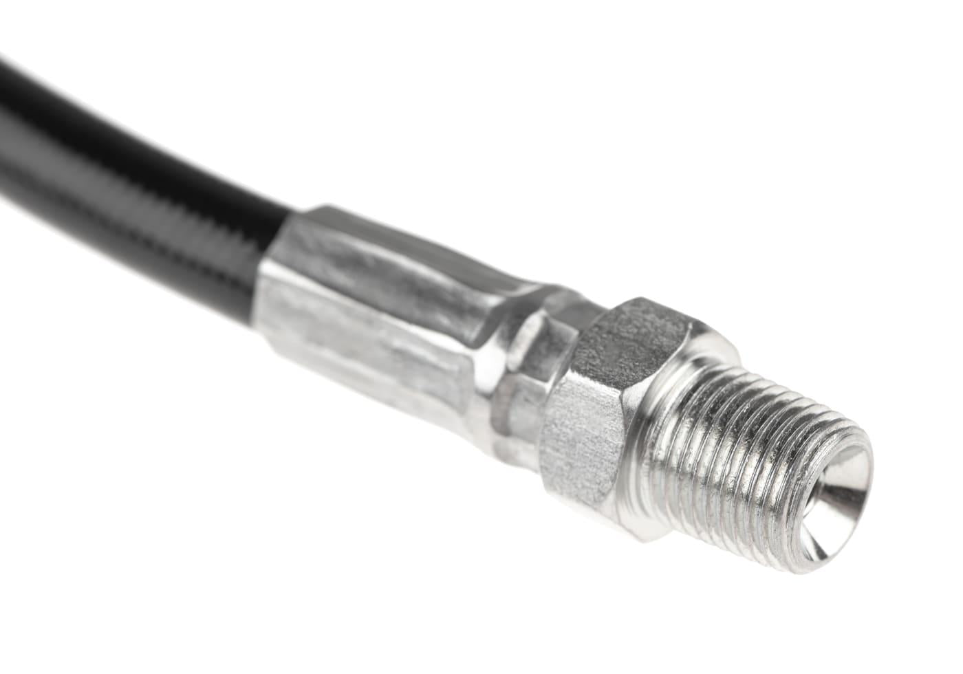 EpeS High Presure HPA Hose - Straight 130cm (Outer 1/8 NPT) Black