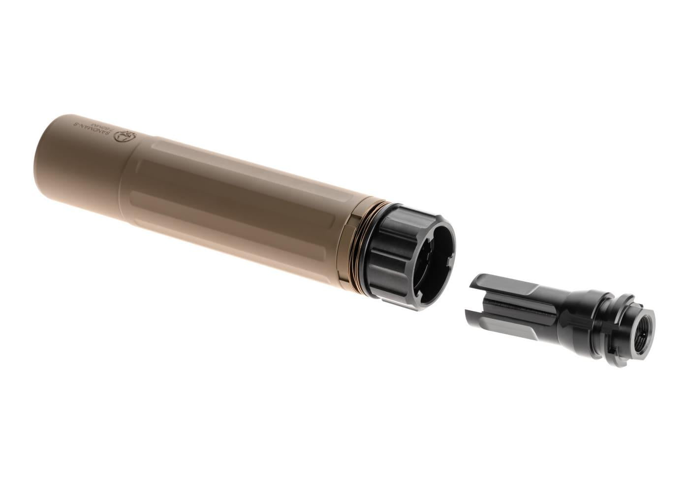 PTS Syndicate Dead Air Sandman-S Mock Suppressor with Tracer Dark Earth