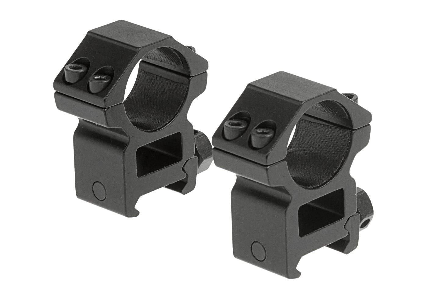 Leapers 25.4mm Mount Rings High Black