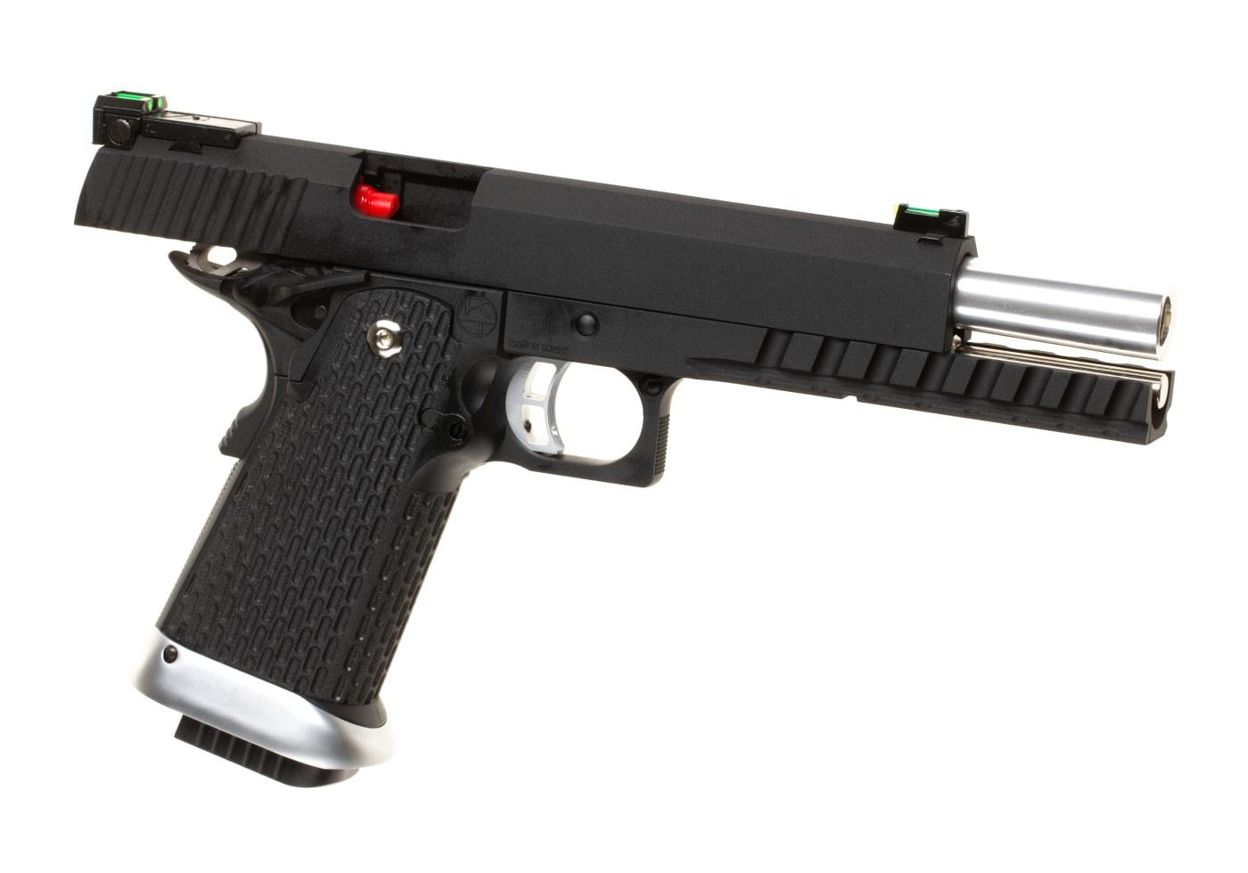 KJW Hi-Capa 6 Full Metal Co2 Pistol Black