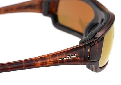 Wiley X WX Breach Captivate Polarized Bronze Mirror Brown