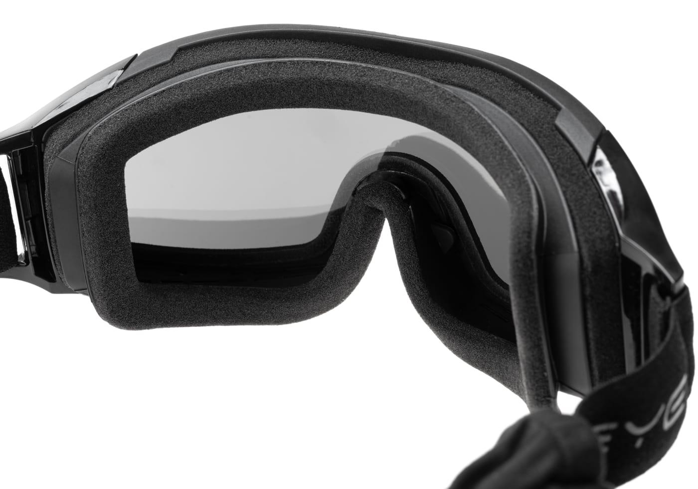 SwissEye F-Tac Goggles Arctic Smoke / Orange / Clear Black