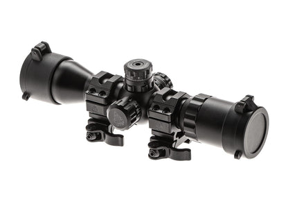 Leapers BugBuster 3-12X32 Rifle Scope Side AO Mil-Dot With QD Rings Black