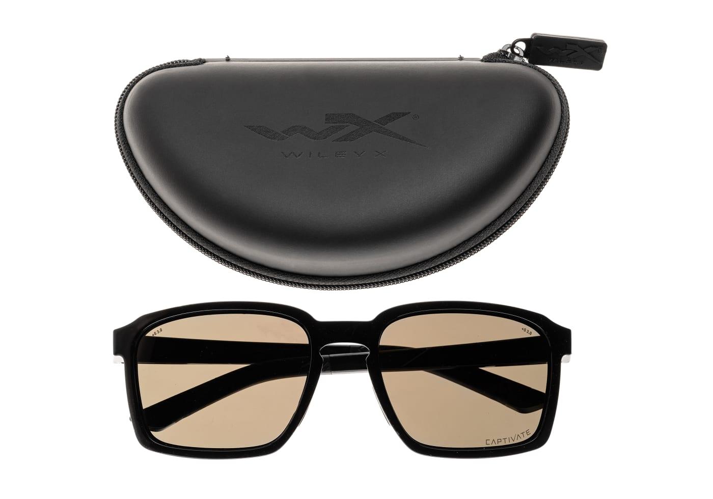 Wiley X WX Alfa Captivate Polarized Grey Black