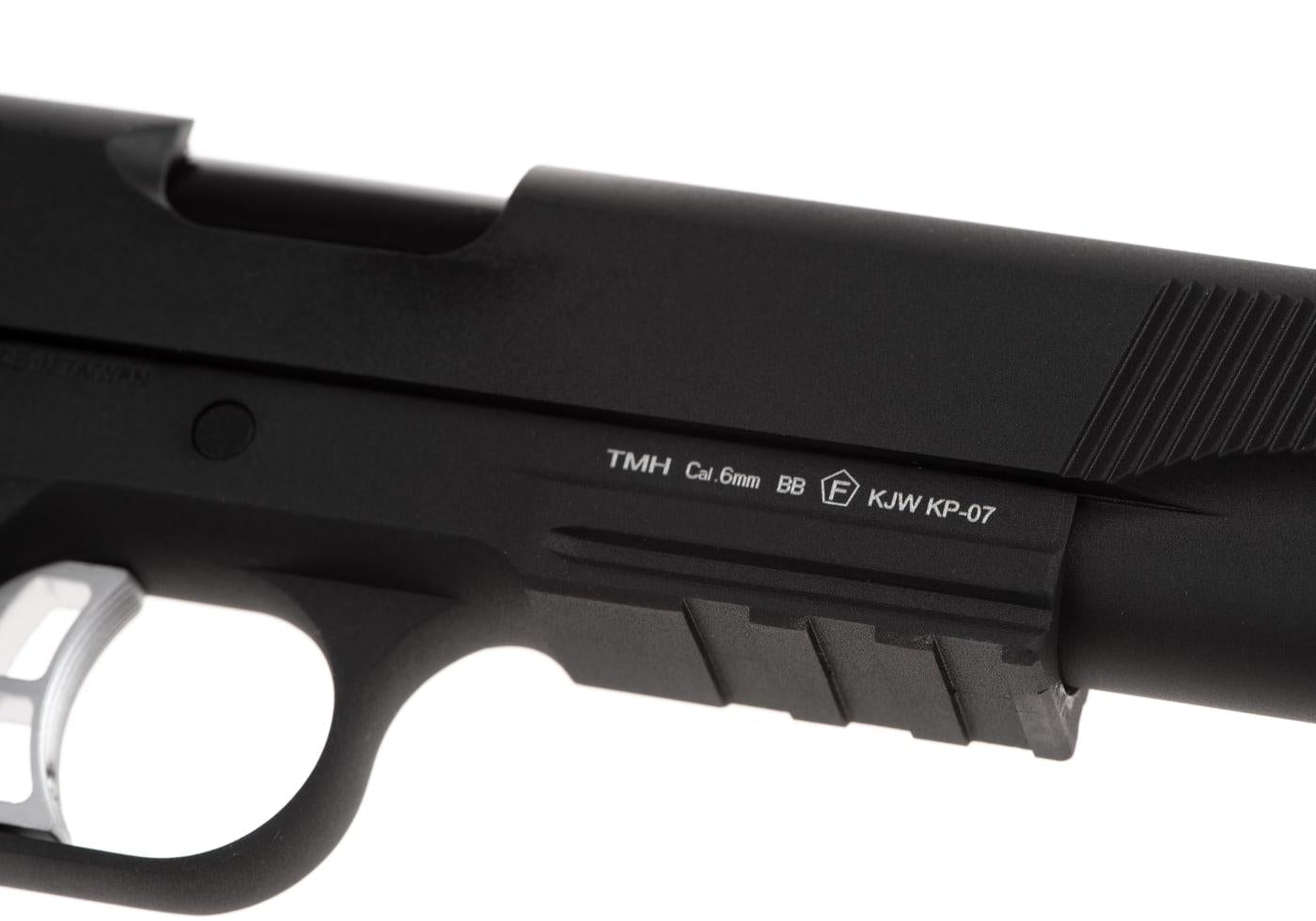 KJW M1911 MEU TBC Full Metal GBB Pistol Black