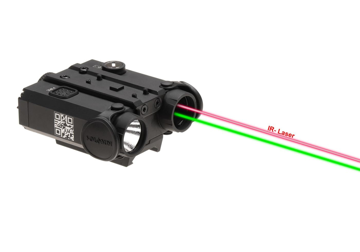 Holosun LS420 Dual Laser with White + IR Illuminator Black