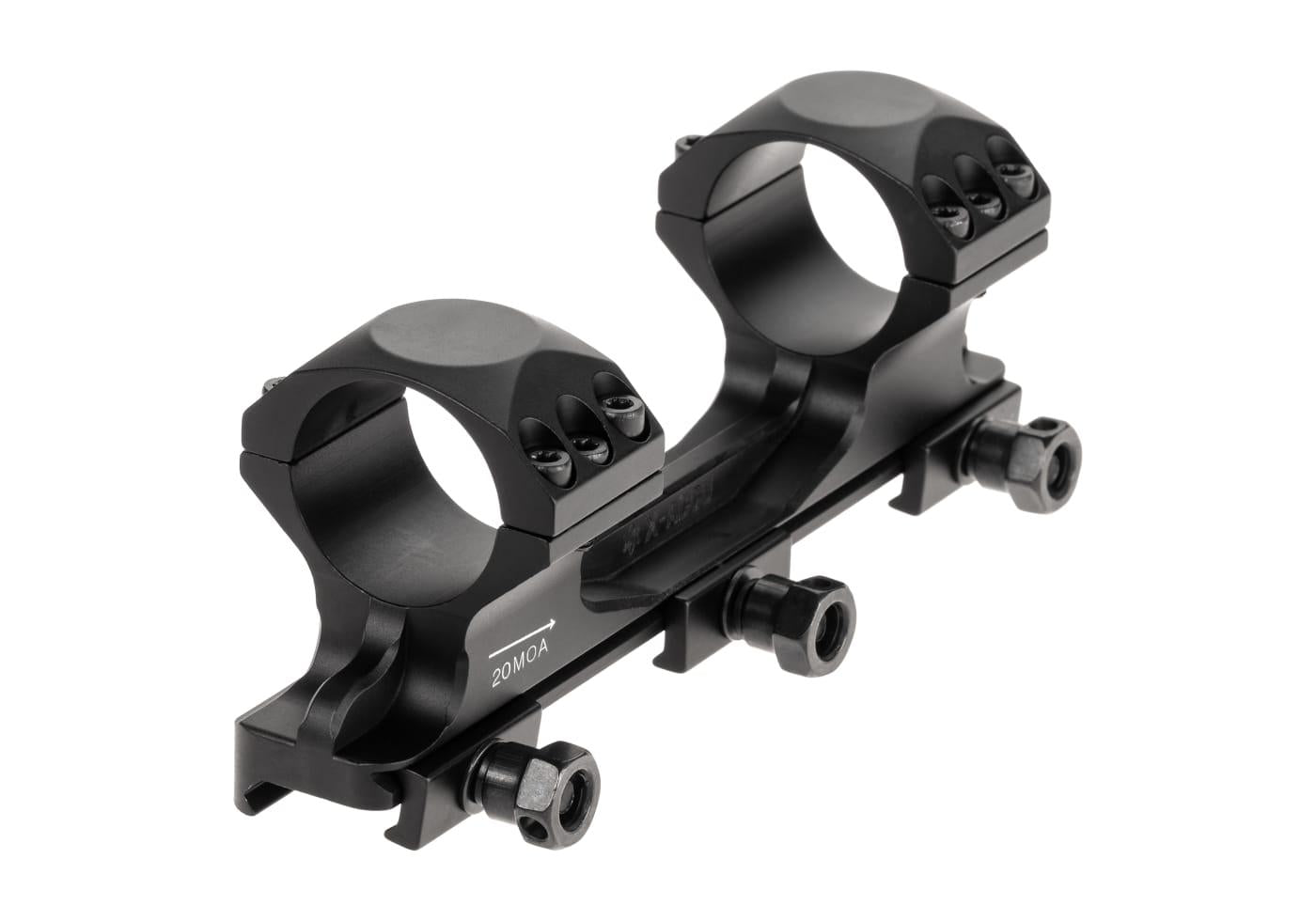 Vector Optics 30mm X-Accu One Piece 20 MOA HI Picatinny Mount Black