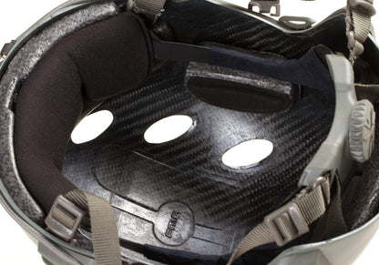 FMA FAST PJ Helmet Replica Carbon Fiber Version Foliage Green