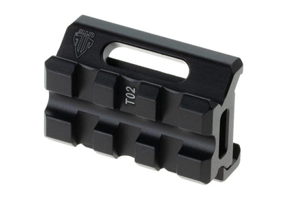 Leapers Universal Super Slim Riser Mount 3 Slot 0.50' Black