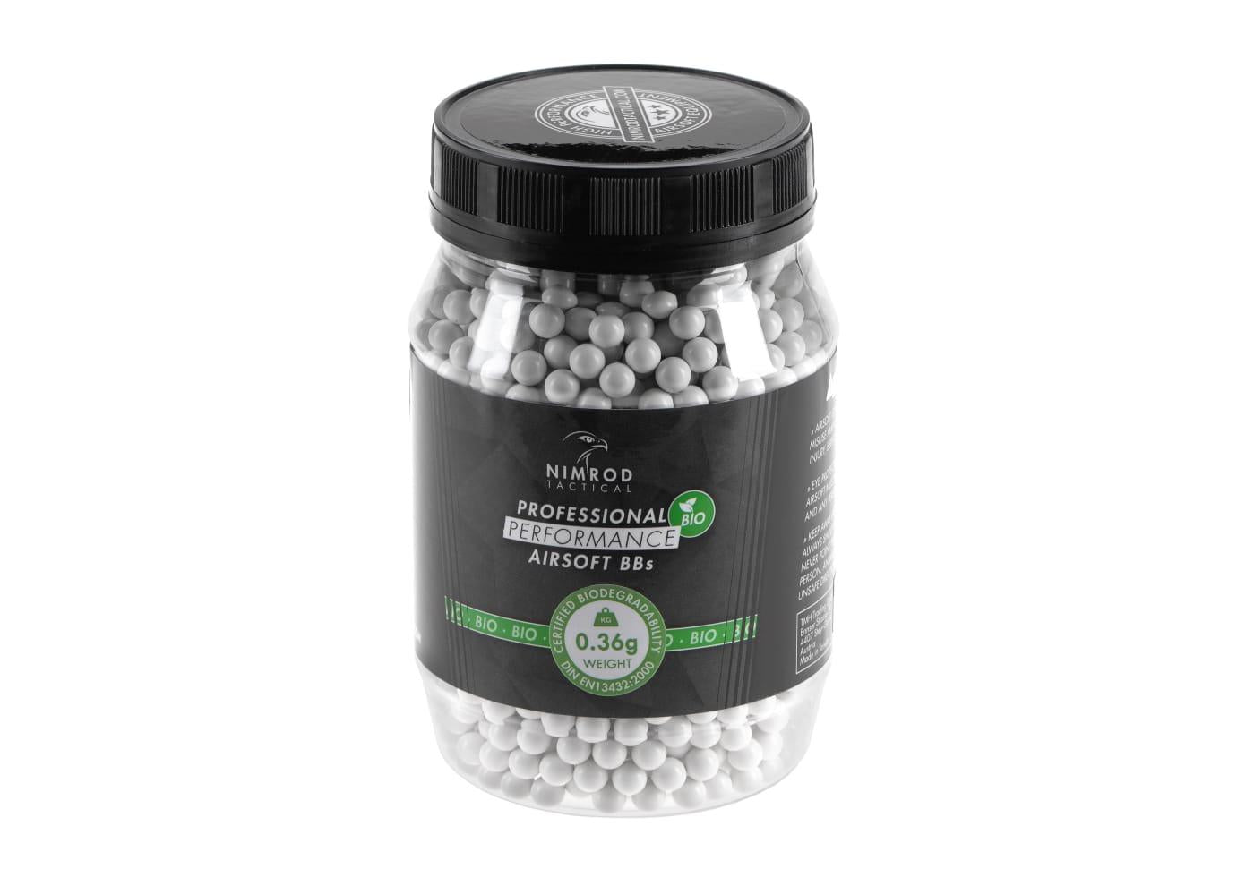 Nimrod 0.36g Bio BB Professional Performance 2000rds White