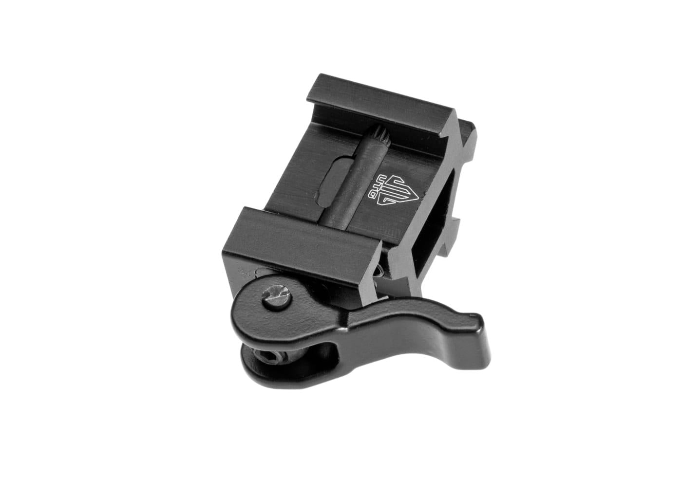 Leapers QD Angle Mount Double Rail 1-Slot Black
