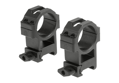 Leapers 30mm CNC Mount Rings High Black