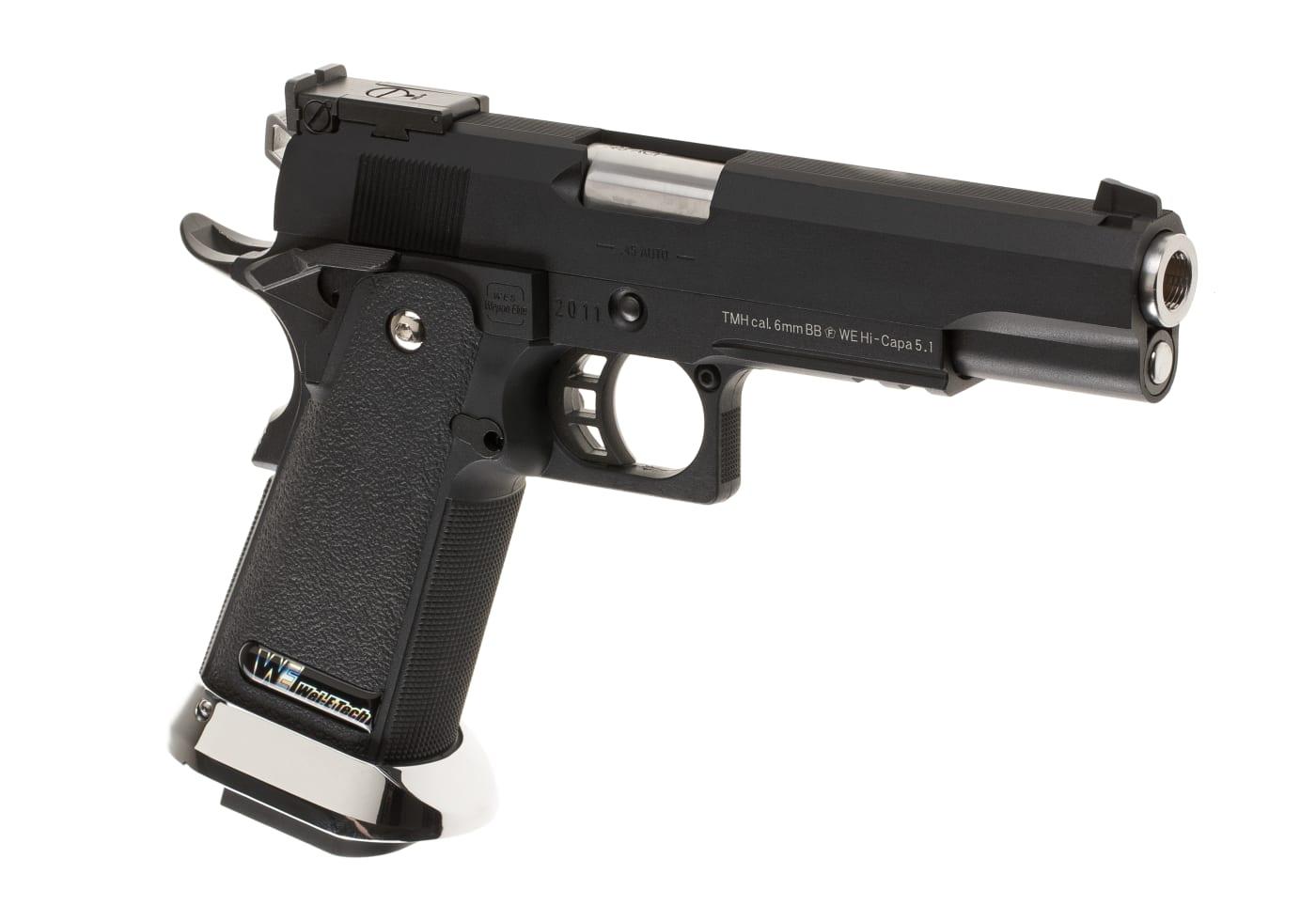 WE Hi-Capa 5.1 R1 Full Metal GBB Black