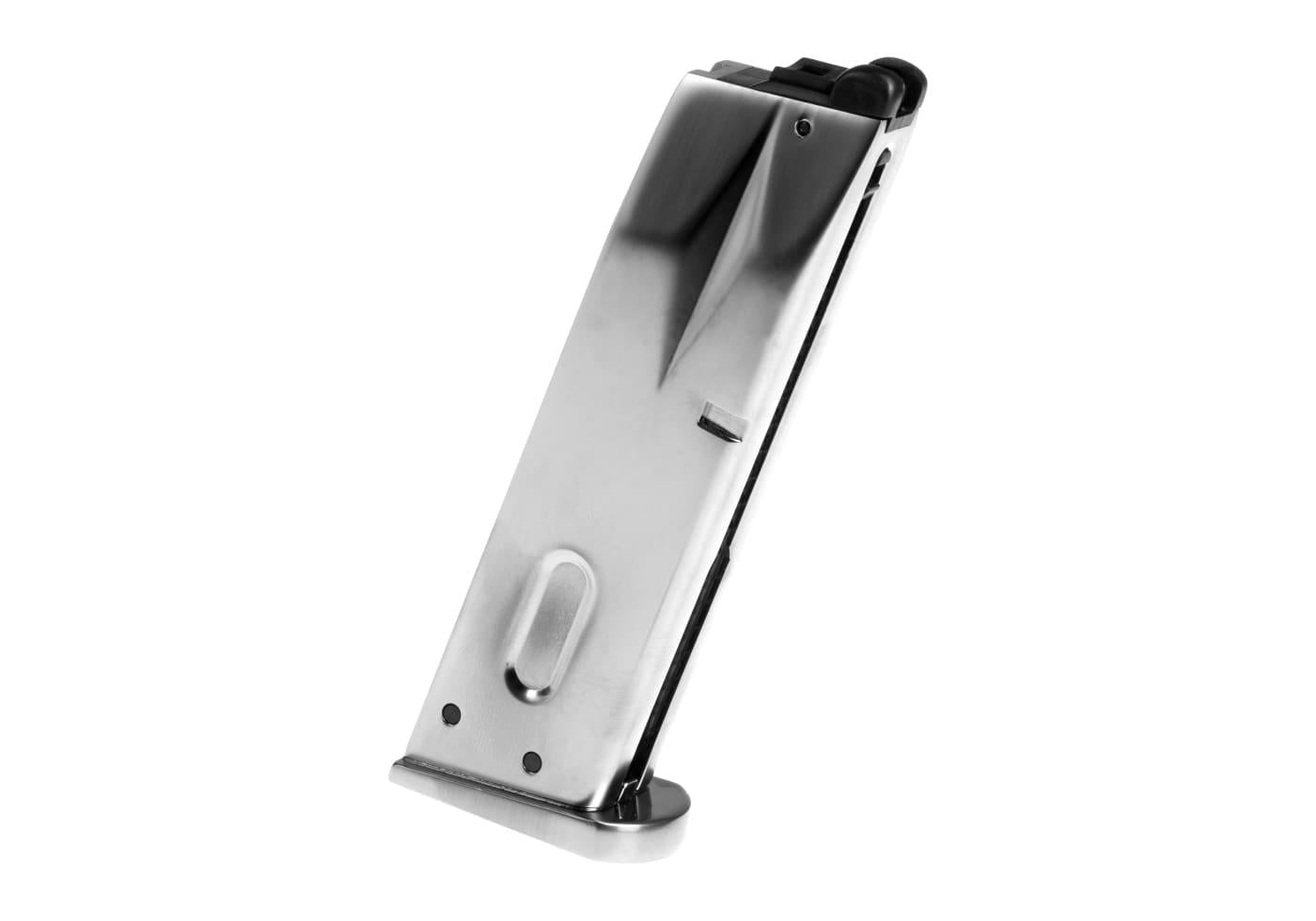 WE Magazine M9 GBB 25rds Silver