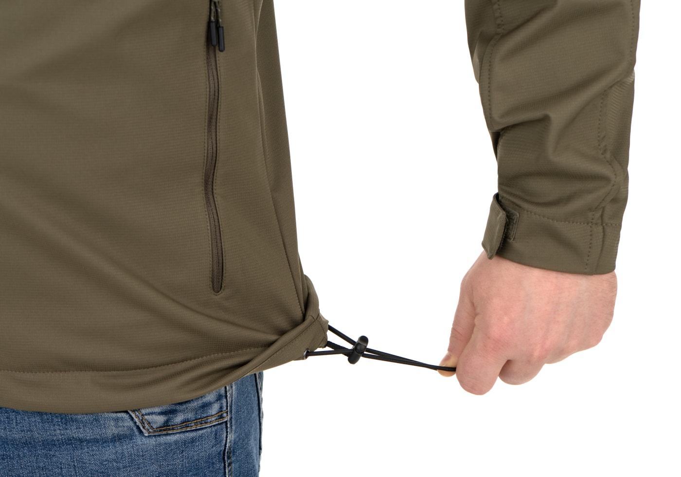 Outrider ED Softshell Hoody Stonegrey Olive