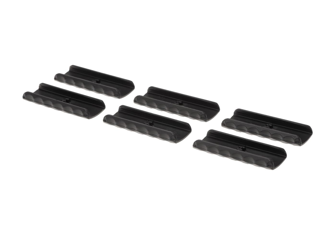 Leapers Low Profile Picatinny Panel Covers 6pcs Black