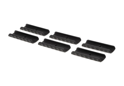 Leapers Low Profile Picatinny Panel Covers 6pcs Black