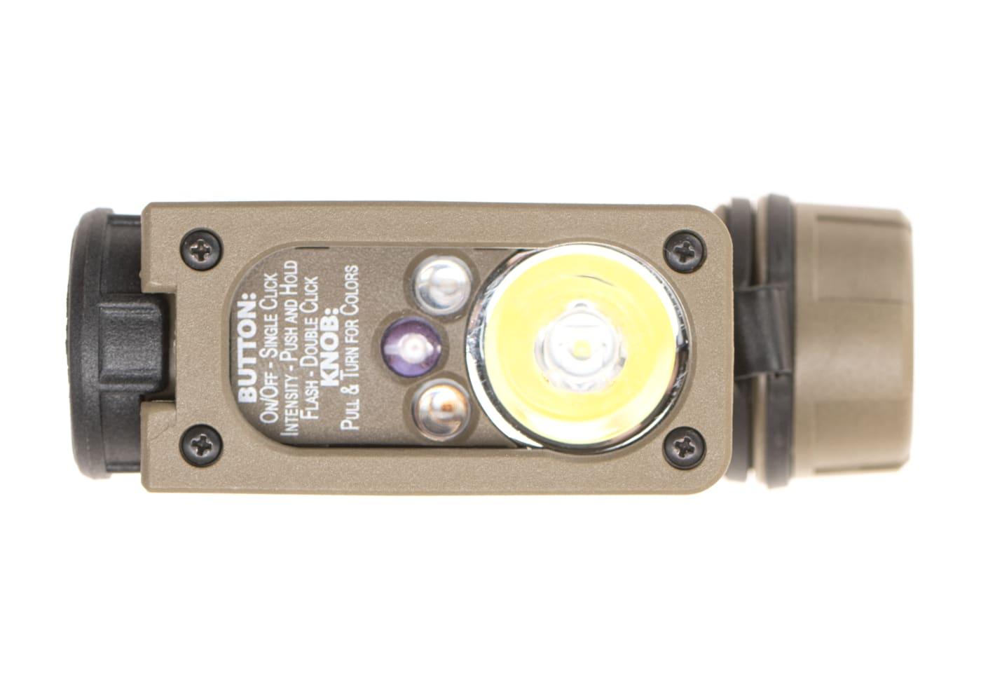Streamlight Sidewinder Compact II Military Model Flashlight White / Red / Blue / IR Light Coyote