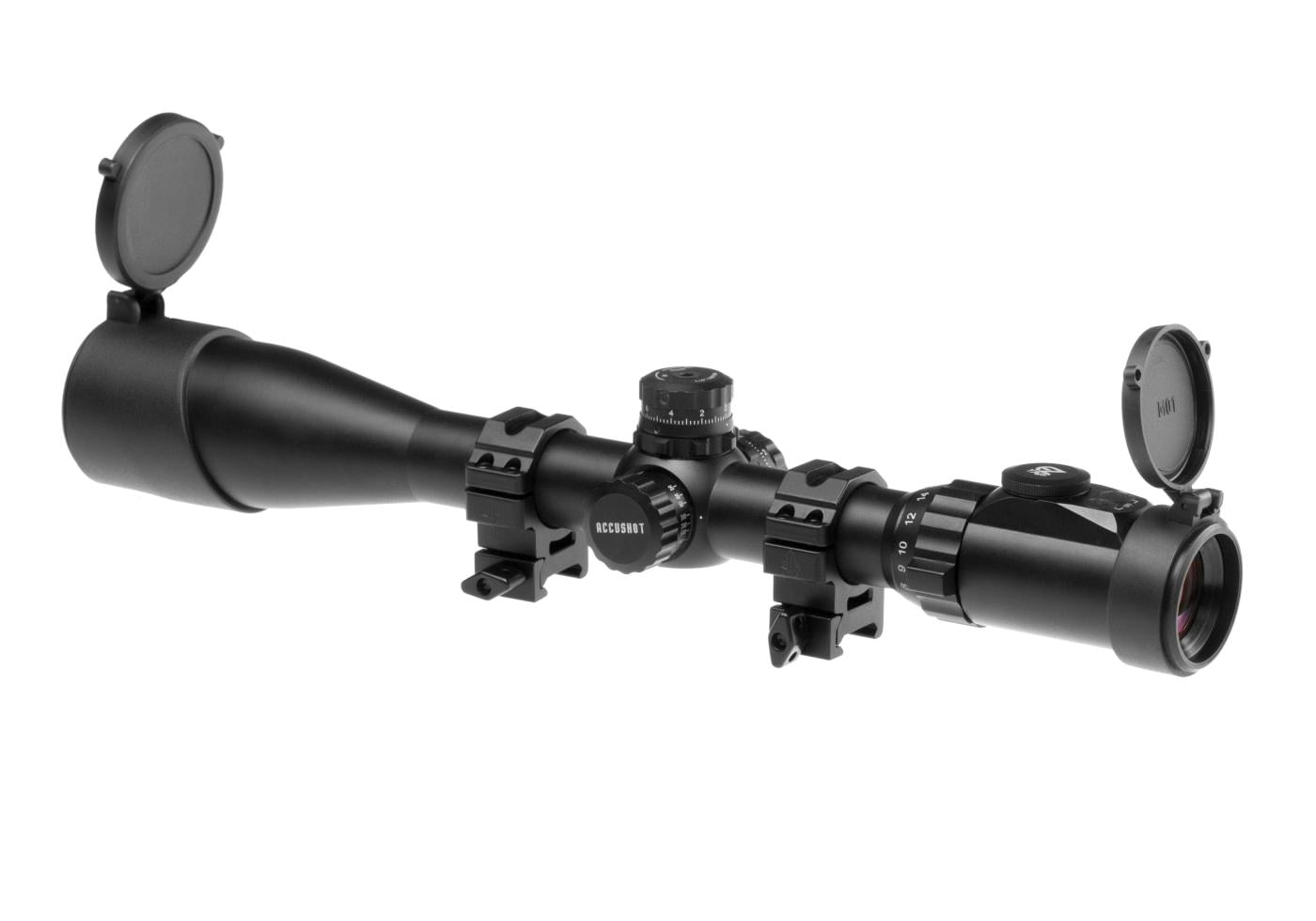 Leapers 4-16x44 30mm AOIEW Accushot Premium TS Rifle Scope Black
