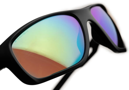 Wiley X WX Aspect Captivate Polarized Green Mirror Black