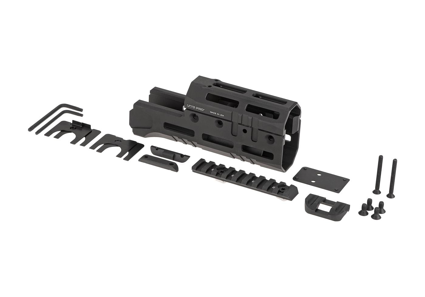Leapers AK 6 Inch Super Slim M-LOK Handguard Rail Black