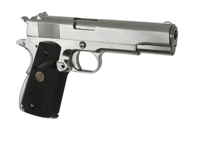 WE M1911 MEU Full Metal V3 GBB Silver