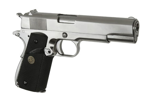 WE M1911 MEU Full Metal V3 GBB Silver