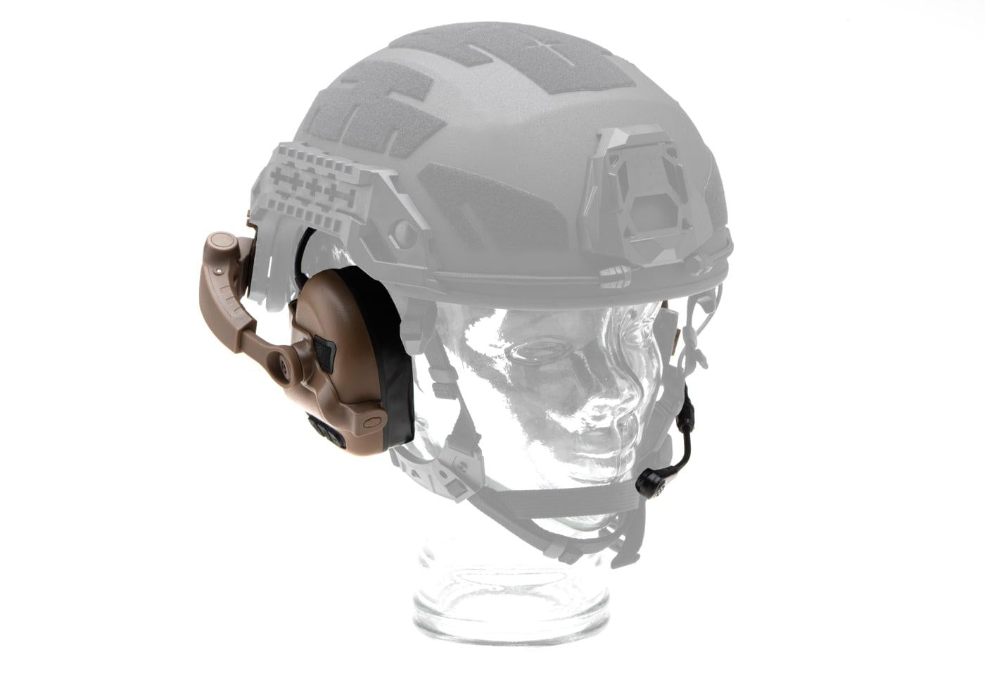 Earmor M32X Plus Hearing Protection Set for ARC Helmet Rails Coyote
