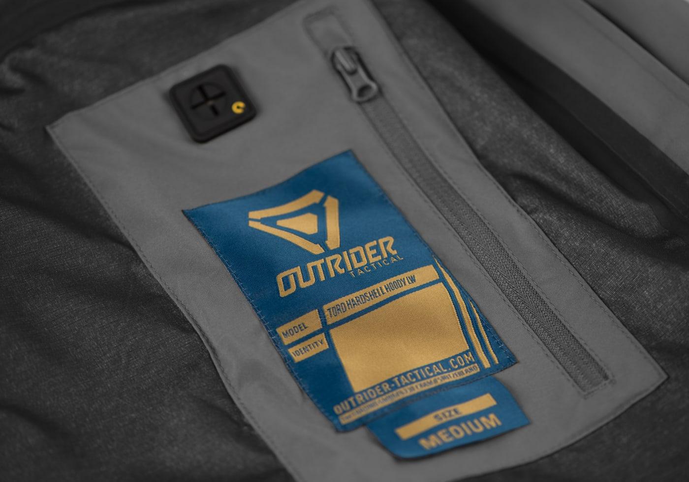 Outrider T.O.R.D. Hardshell Hoody LW Wolf Grey
