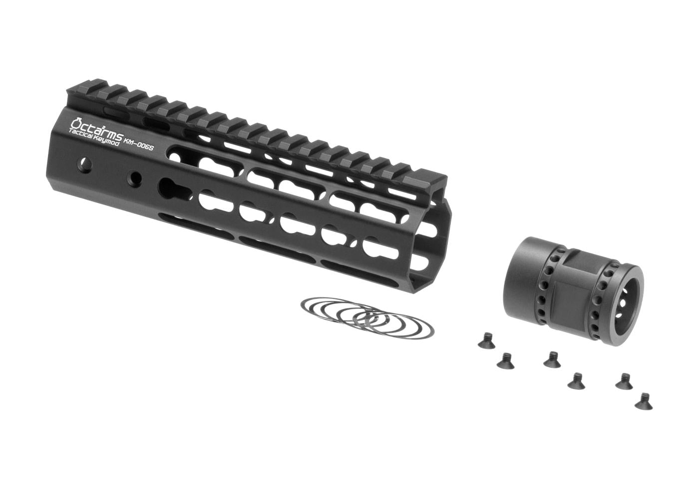 Ares 7 Inch Keymod Handguard Set Black