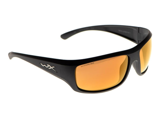 Wiley X WX Omega Captivate Polarized Bronze Mirror Black