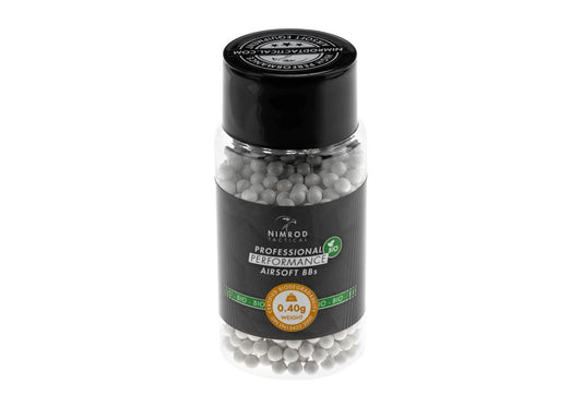 Nimrod 0.40g Bio BB Professional Performance 1000rds White