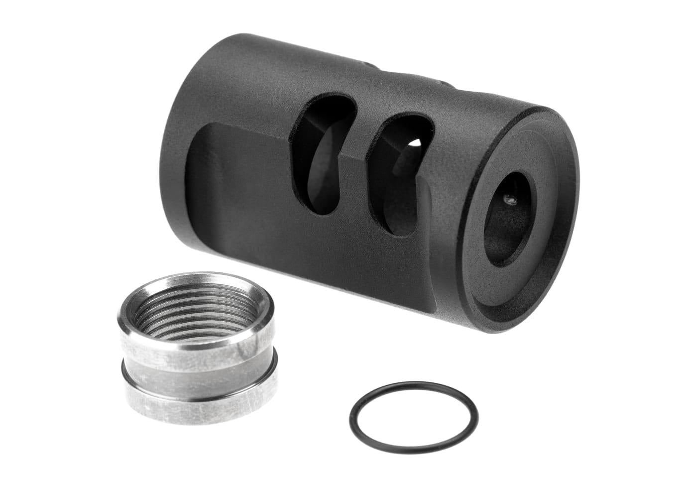 TTI Airsoft AAP01 Type-A Compensator 14mm CCW Black