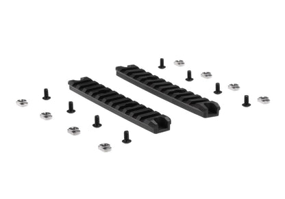 Ares 5 Inch M-LOK Plastic Rail 2-Pack Black