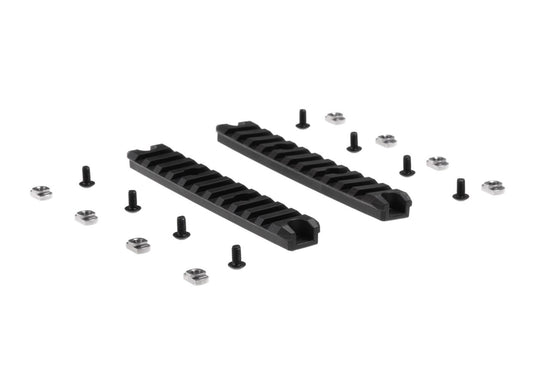 Ares 5 Inch M-LOK Plastic Rail 2-Pack Black