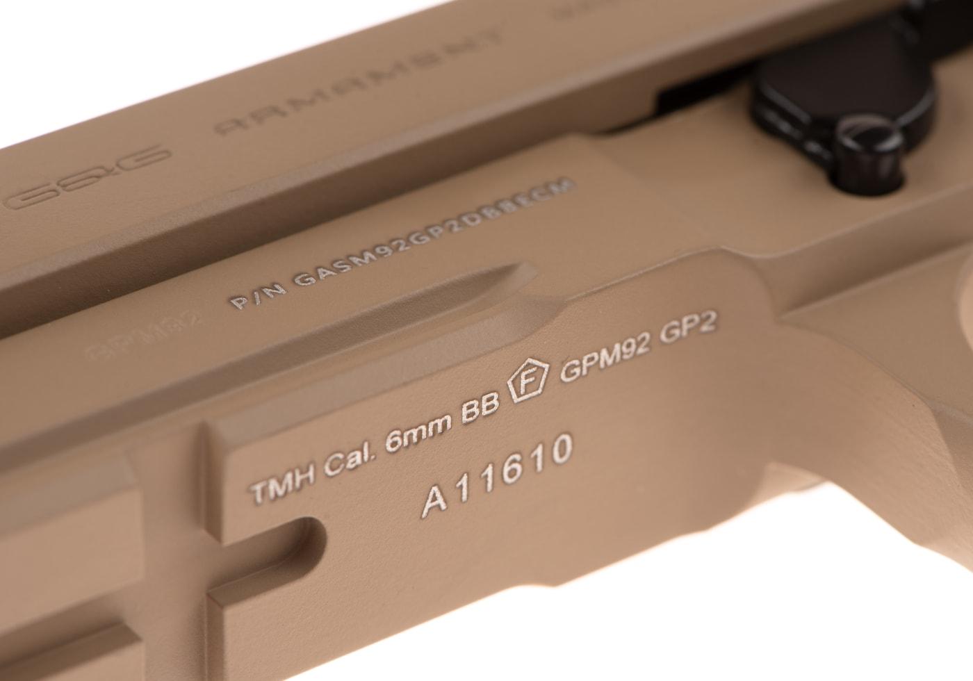 G&G GPM92 GP2 Metal Version GBB Desert
