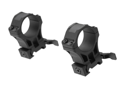 Leapers Accu-Sync QR 30mm High Profile Scope Mount Rings Black