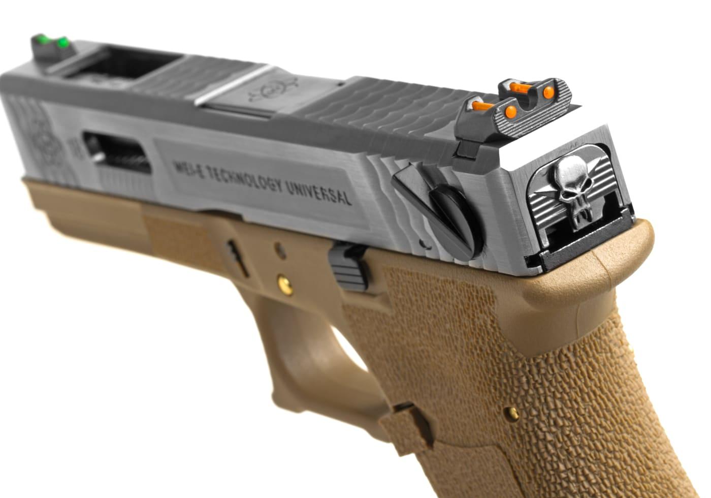 WE G-Force 18C SV Silver Barrel Metal Version GBB Desert