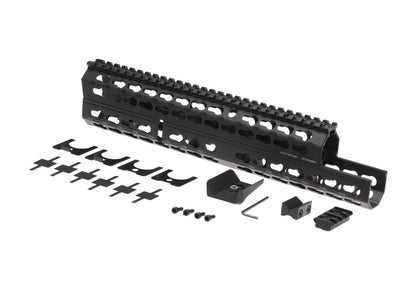Leapers AK 13.5 Inch Super Slim Keymod Handguard CN Black