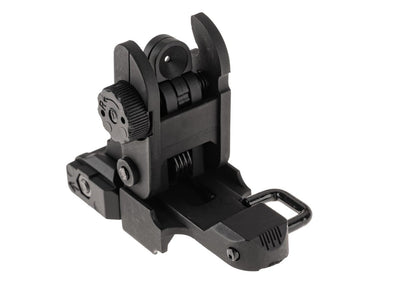 Pirate Arms M4SS Polymer Foldable Rear Sight Black