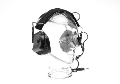 Earmor M32X Plus Hearing Protection Set for ARC Helmet Rails Black